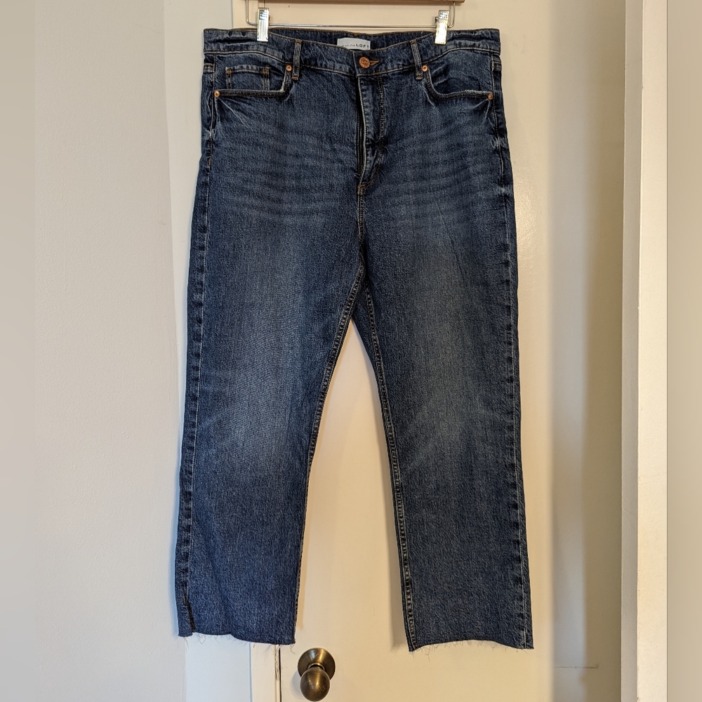 Loft Straight High Waist Jeans